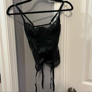 NWT Black Victoria Secret Lace Corset